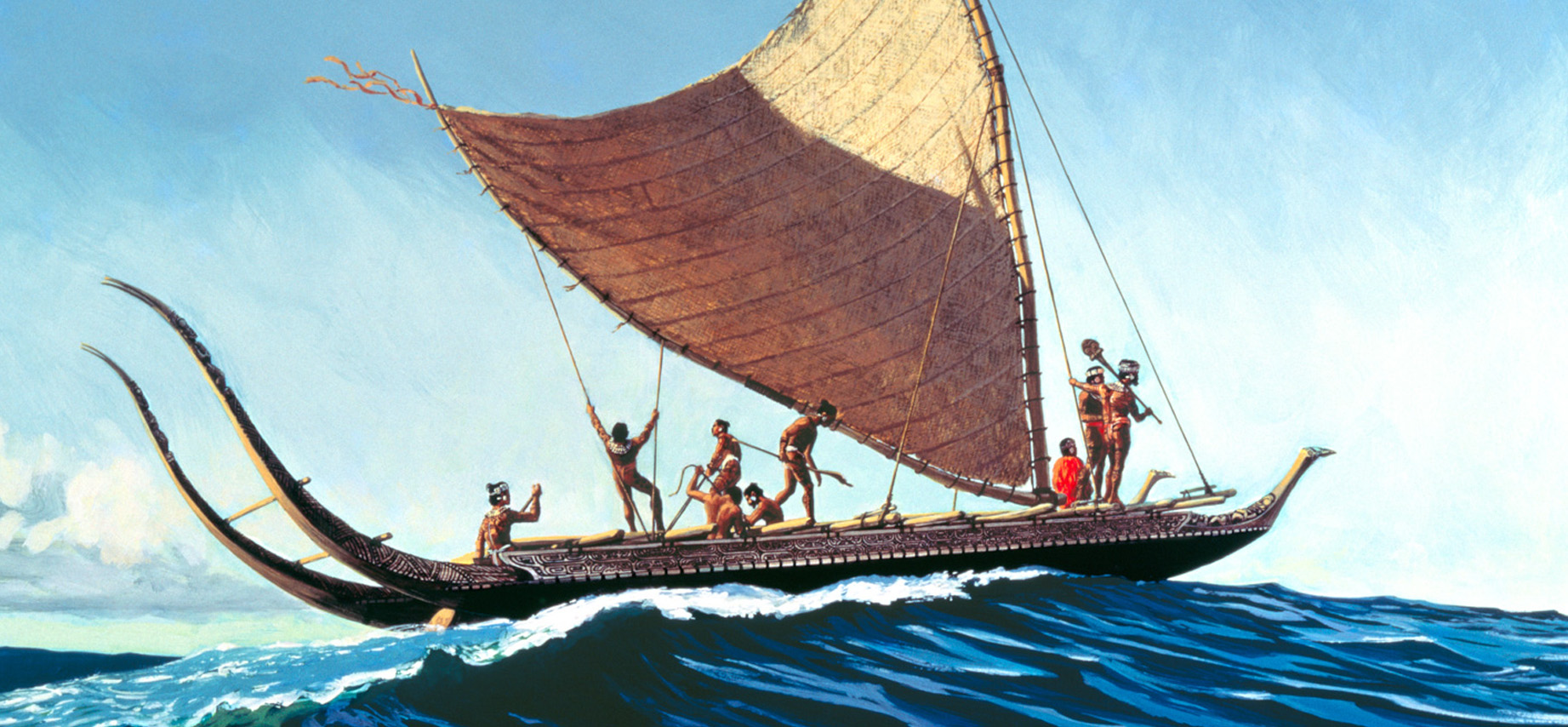 Māori Waka in video game